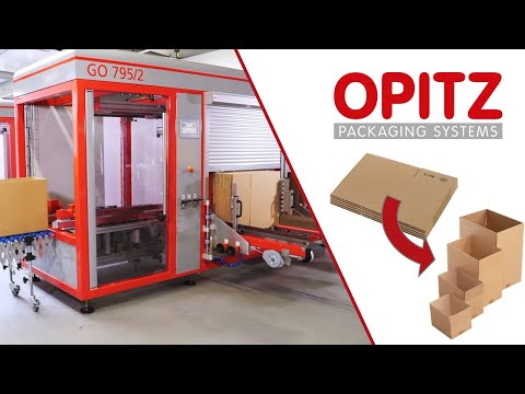 fully automatic Case Erector GO 795 - OPITZ Packaging Systems