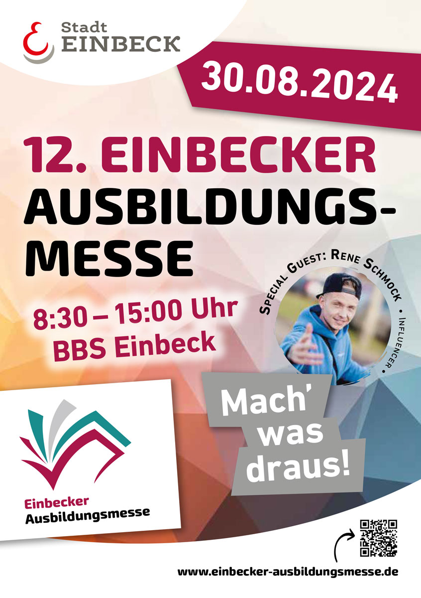 Flyer "12. Einbecker Ausbildungsmesse"