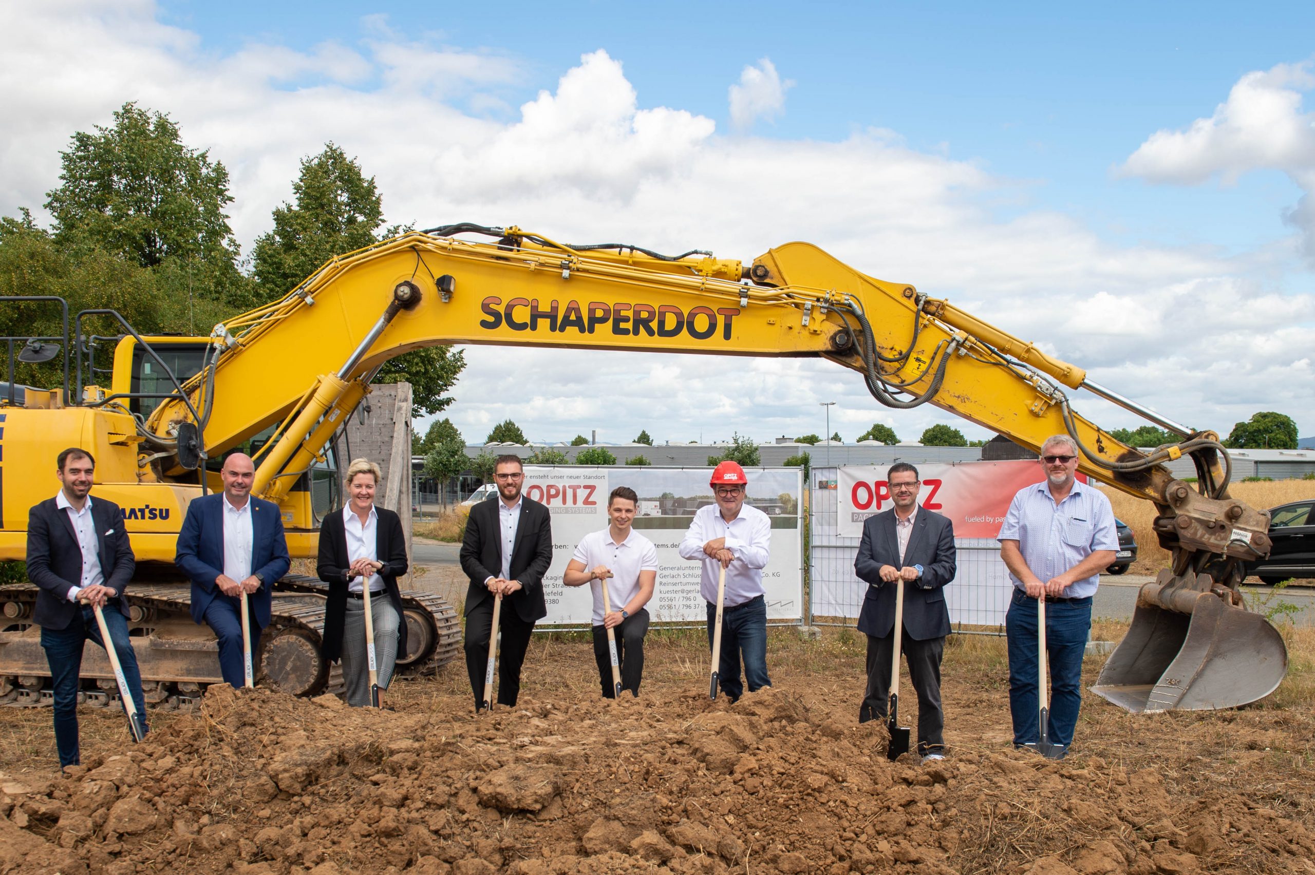 Groundbreaking for new building in Northeim
