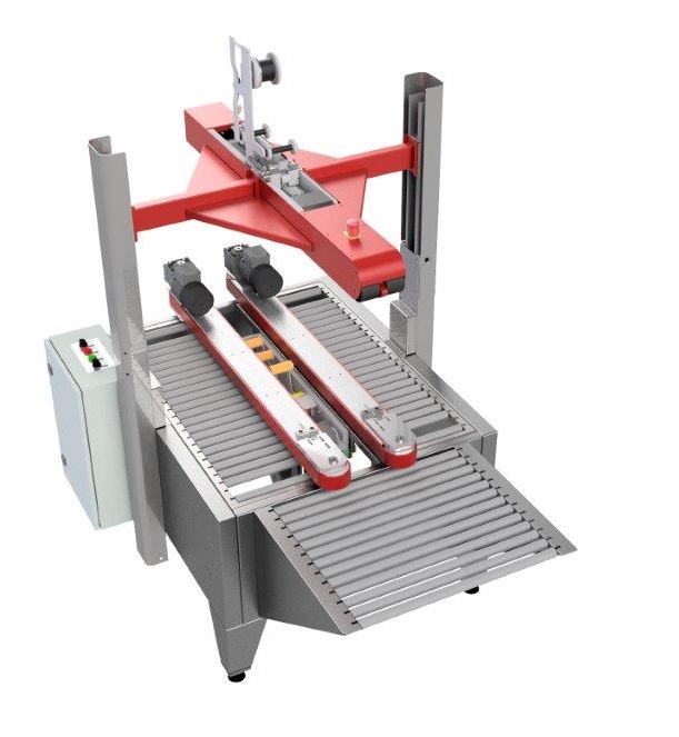 Der neue GO 750 verschließt Kartons und Pakete bei variierender Formatfolge schnell und sicher.