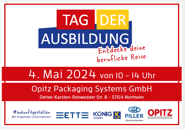 Flyer "Tag der Ausbildung am 4. Mai 2024"